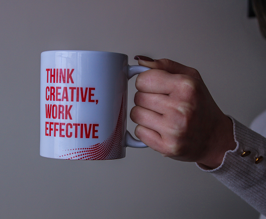Think Creative Work Effective Coffee Mug